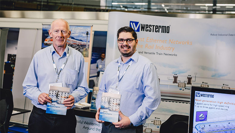 Westermo at the Rolling Stock Networking event in 2019.